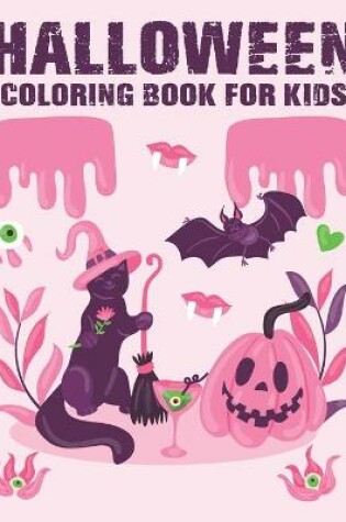 Cover of Halloween Coloring Book For Kids