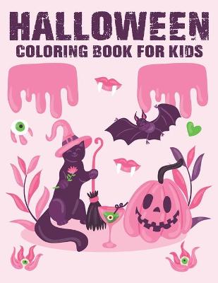 Book cover for Halloween Coloring Book For Kids