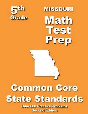 Book cover for Missouri 5th Grade Math Test Prep