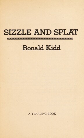 Book cover for Sizzle and Splat