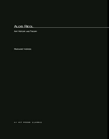 Cover of Alois Riegel