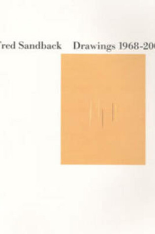 Cover of Fred Sandback