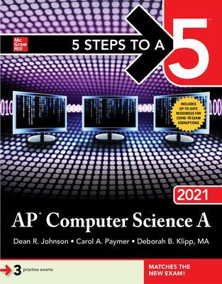 Book cover for 5 Steps to a 5: AP Computer Science A 2021