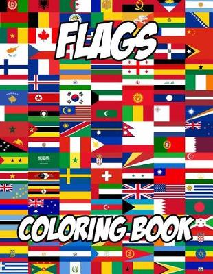 Book cover for Flags Coloring Book