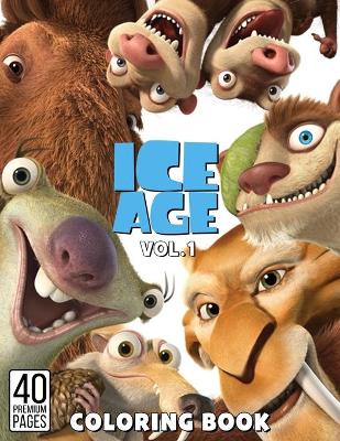 Cover of Ice Age Coloring Book Vol1