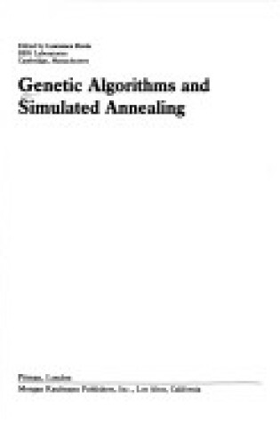 Cover of Genetic Alogarithms and Simulated Annealing