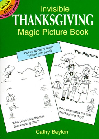 Book cover for Invisible Thanksgiving Magic Picturebook