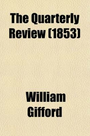 Cover of The Quarterly Review (Volume 93)