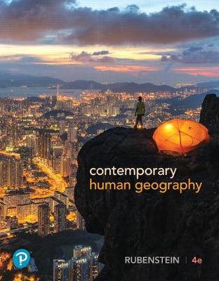 Book cover for Contemporary Human Geography Plus Mastering Geography with Pearson Etext -- Access Card Package