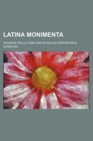 Cover of Latina Monimenta