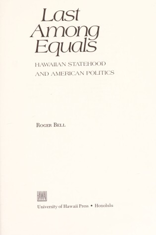 Cover of Last Among Equals