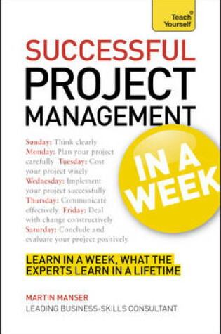 Cover of Project Management In A Week