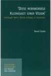 Book cover for 'Diese merkwurdige Kleinigkeit einer Vision'