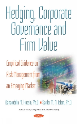 Book cover for Hedging, Corporate Governance & Firm Value