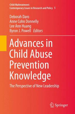 Cover of Advances in Child Abuse Prevention Knowledge