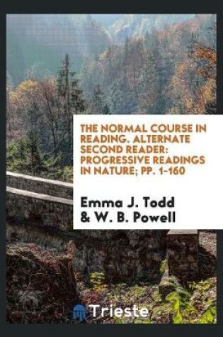 Cover of The Normal Course in Reading. Alternate Second Reader