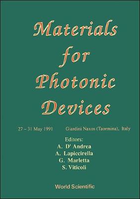 Book cover for Materials For Photonic Devices