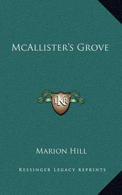 Book cover for McAllister's Grove