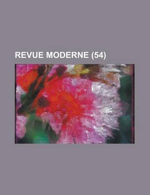 Book cover for Revue Moderne (54)