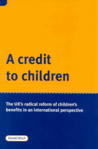 Cover of A Credit to Children