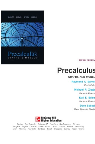 Cover of Precalculus