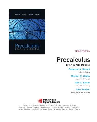 Book cover for Precalculus