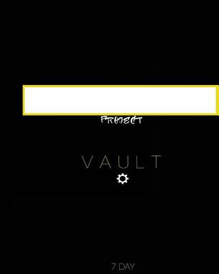 Cover of Project Vault 7 Day Journal