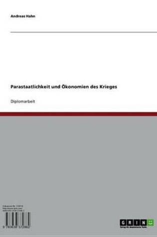 Cover of Parastaatlichkeit Und Okonomien Des Krieges