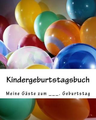 Book cover for Kindergeburtstagsbuch