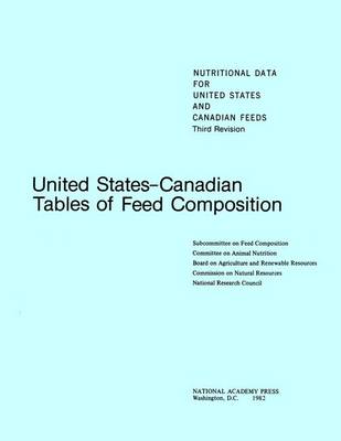 Book cover for United States-Canadian Tables of Feed Composition