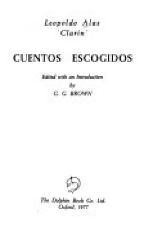 Cover of Cuentos Escogidos