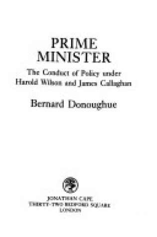 Cover of Prime Minister