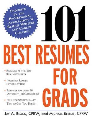 Book cover for 101 Best Resumes for Grads