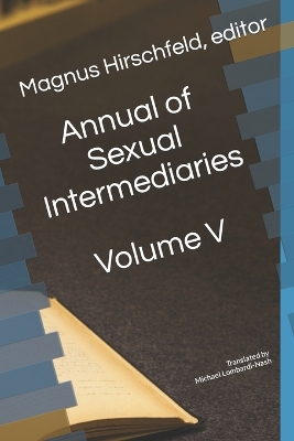 Book cover for Annual of Sexual Intermediaries