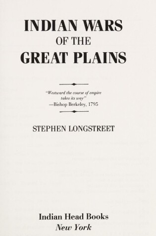 Cover of Indian Wars of Great Plains