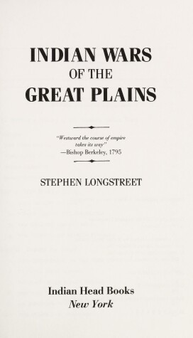 Book cover for Indian Wars of Great Plains