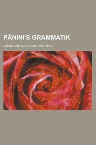 Cover of Panini's Grammatik