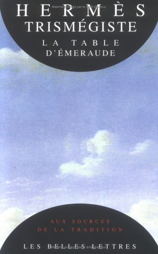 Book cover for La Table d'Emeraude Et Sa Tradition Alchimique