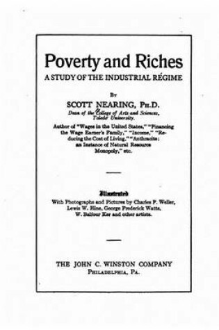 Cover of Poverty and Riches, a Study of the Industrial Regime