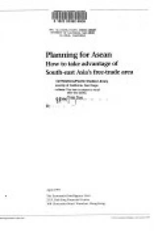 Cover of Planning for ASEAN