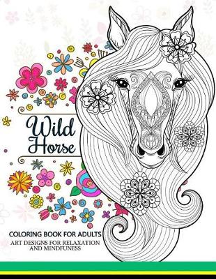 Book cover for Wild Horses coloring book