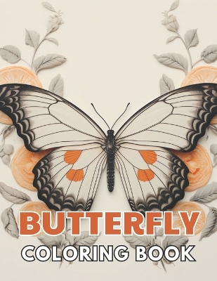 Book cover for Butterfly Coloring Book