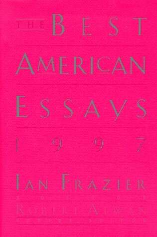 Cover of The Best American Essays 1997