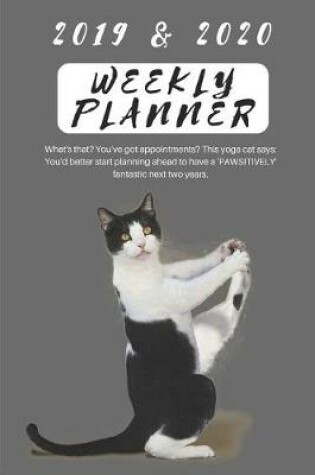 Cover of 2019 & 2020 Weekly Planner What's That? You've Got Appointments? This Yoga Cat Says