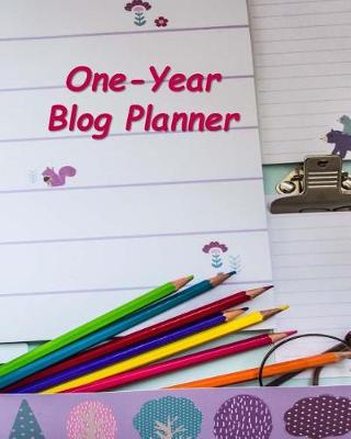 Book cover for One-Year Blog Planner