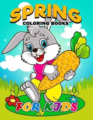 Book cover for Spring Coloring Books for Kids