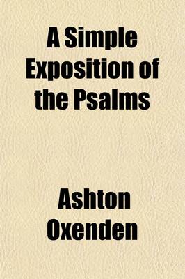 Book cover for A Simple Exposition of the Psalms