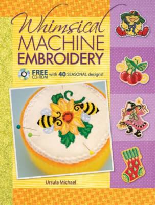 Book cover for Whimsical Machine Embroidery