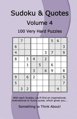 Cover of Sudoku & Quotes Volume 4