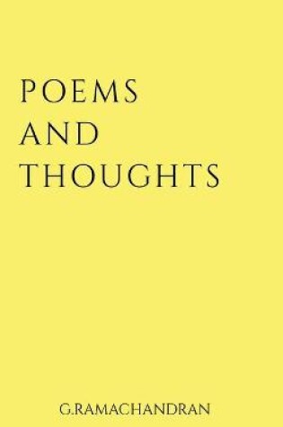 Cover of Poems & Thoughts